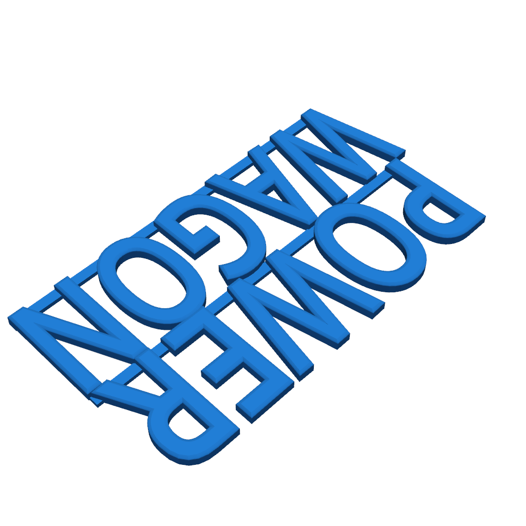 Эмблемы Power Wagon для RAM 1500