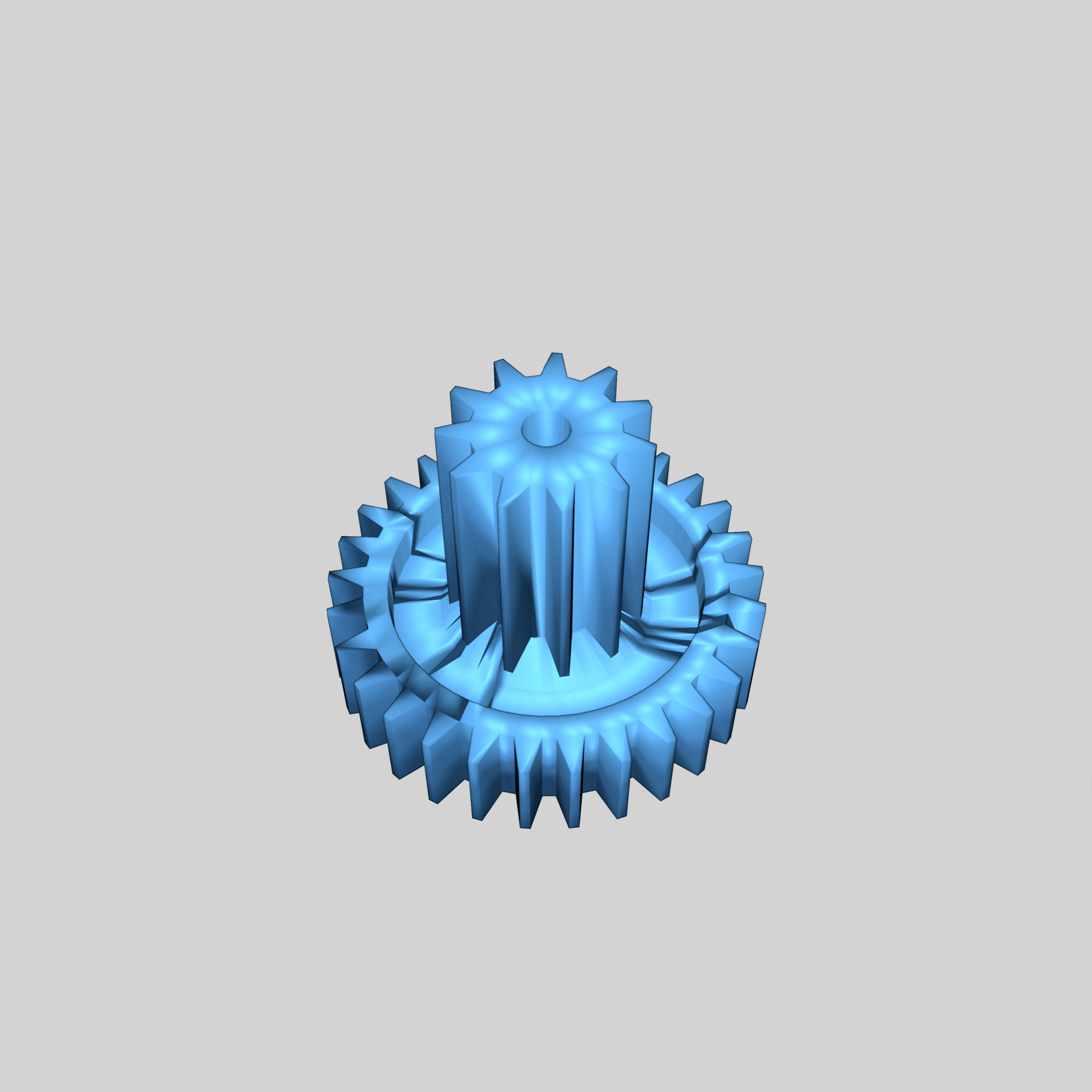 3D модель Heater flap servo gears VAG (before 2009) - фото 2