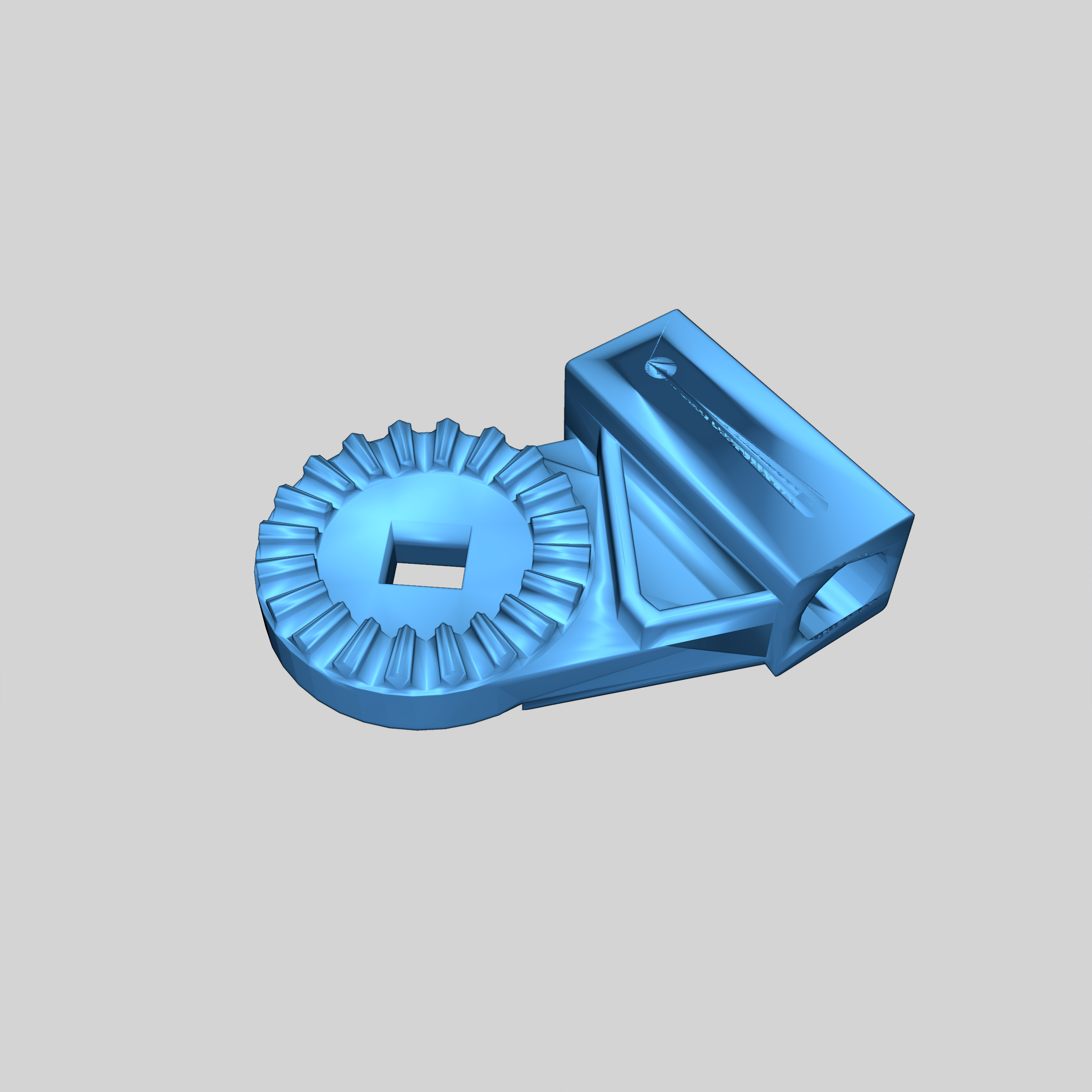 3D модель Шарнір регулювання нахилу спинки крісла рибальського CARP (Тип 2) STL