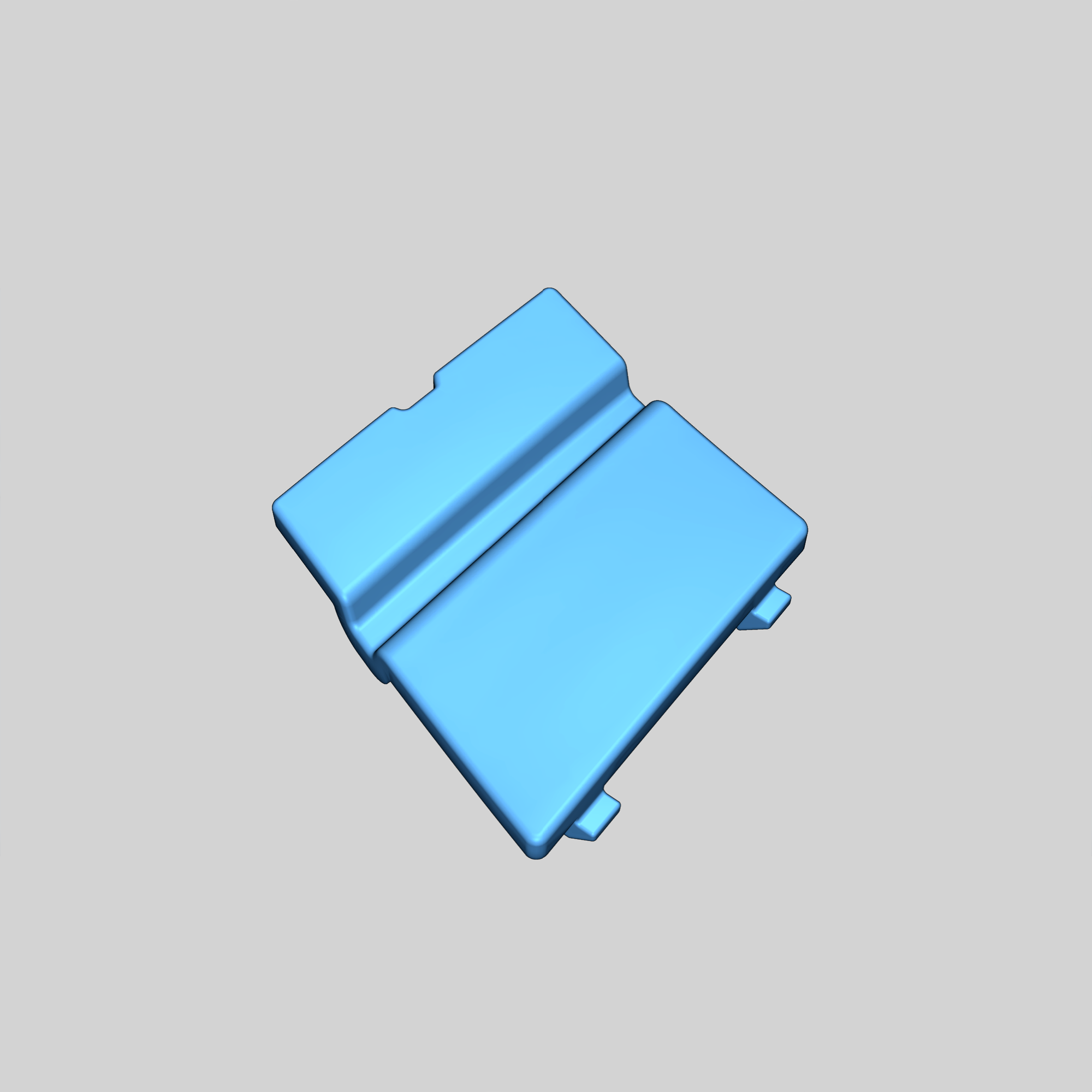 3D модель Накладка (заглушка) бампера Opel Vivaro - фото 3