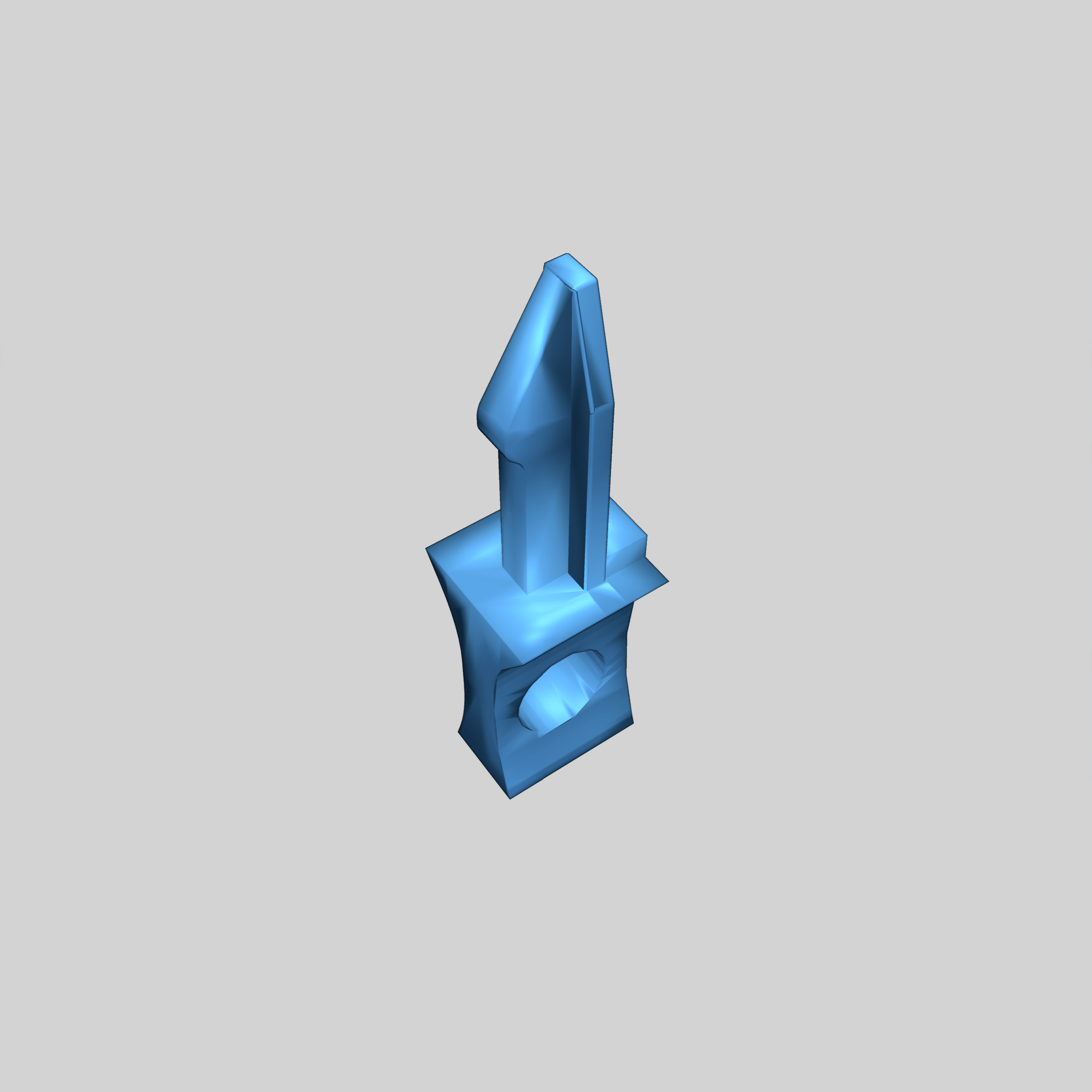 3D модель Ключ-марка для пульта управления крана (ПКТ, Тельфер) - фото 1