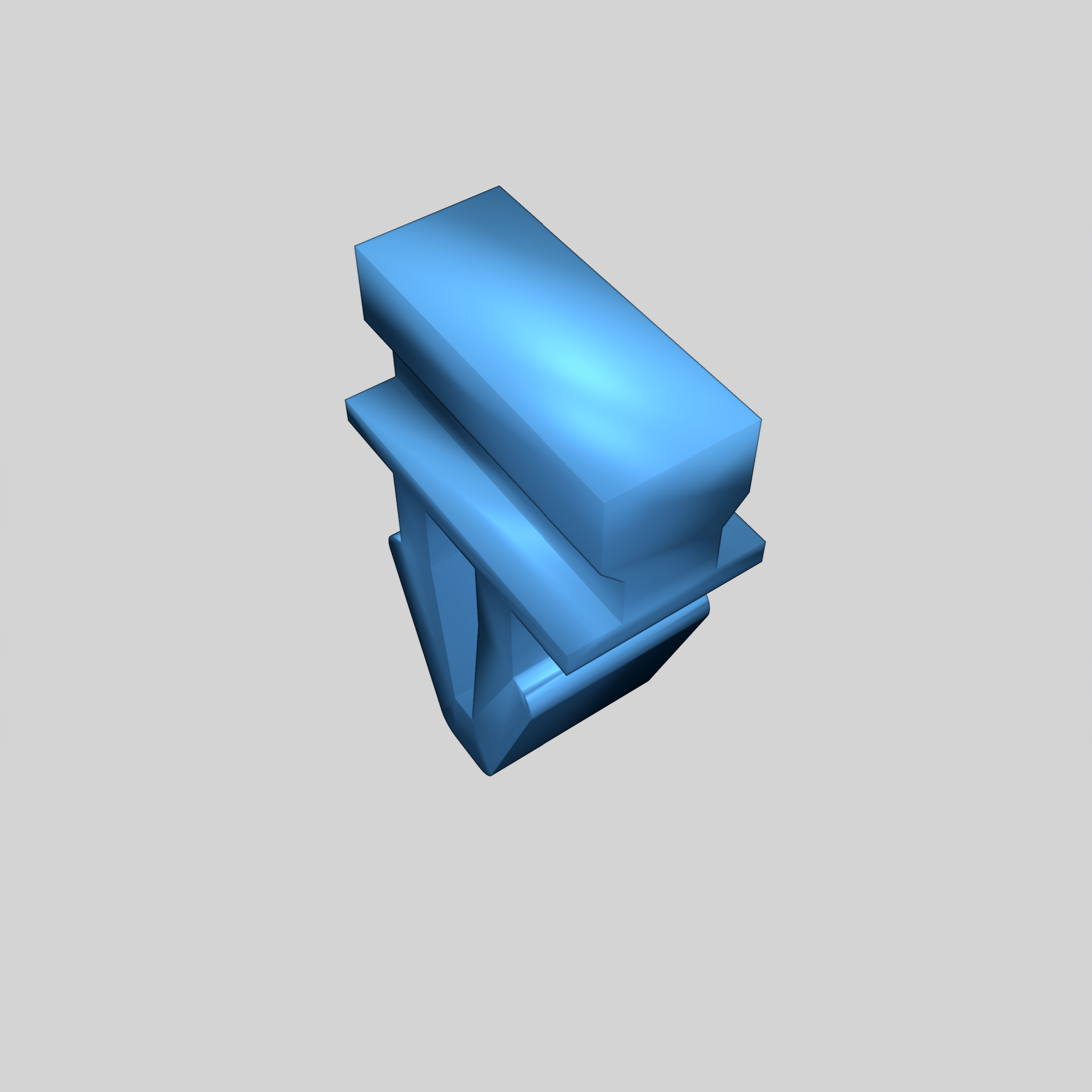 3D модель Крышка (заглушка) диагностического разъема OBD2 для Renault Megane 3 - фото 3