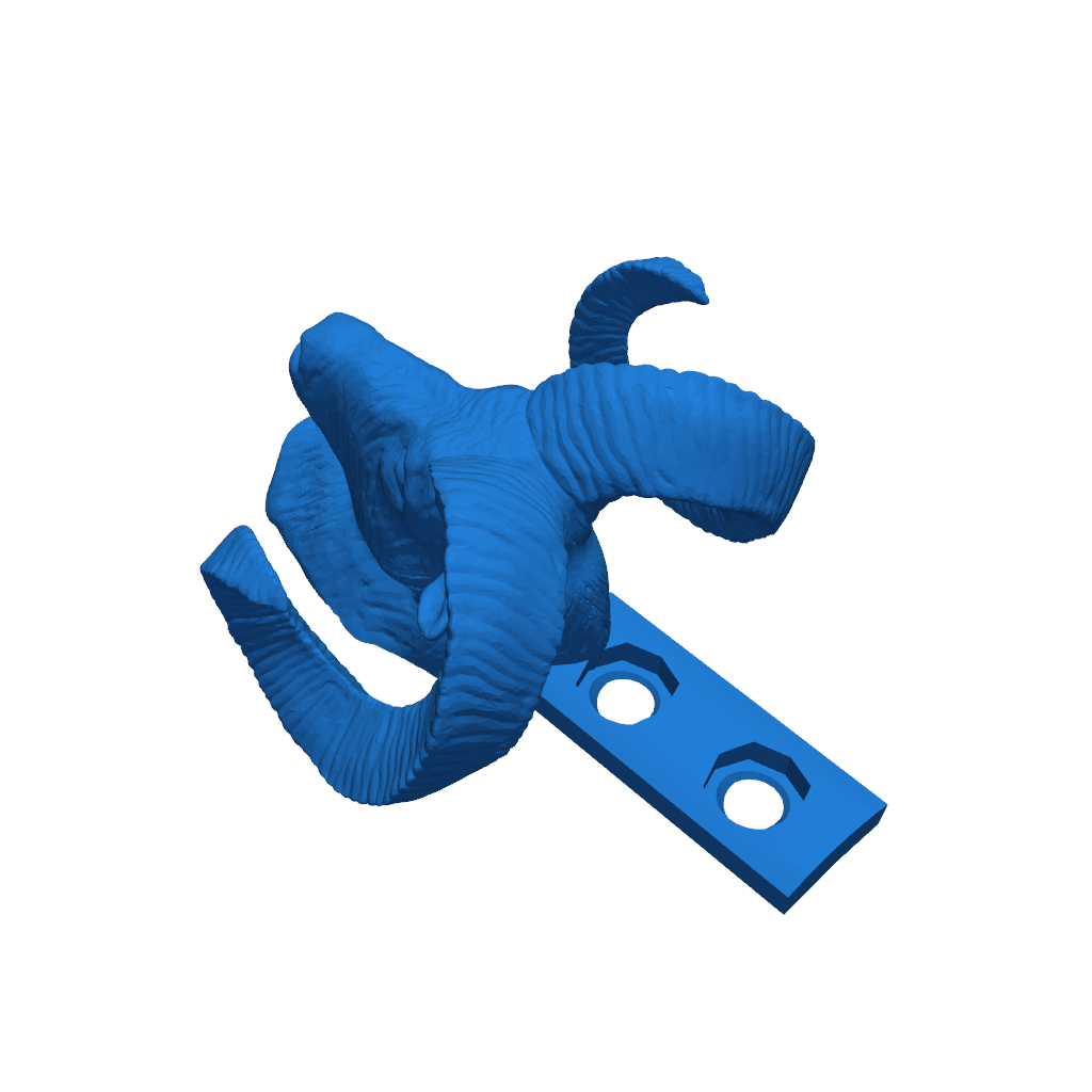 Набор для 3D-печати - Орнамент капота Dodge Ram для самоката Ninebot Max