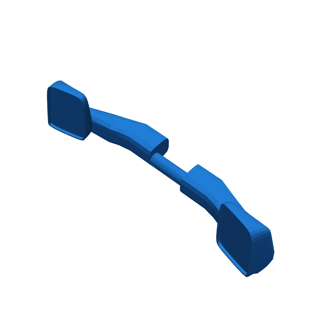 Дзеркала для буксировщика Dodge в масштабе 1/64