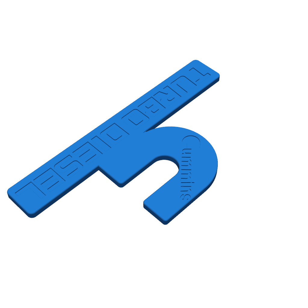 Эмблема Cummins Turbo Diesel для Dodge RAM