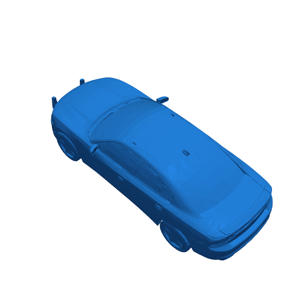 3D Модель Полицейского Доджа Чарджера