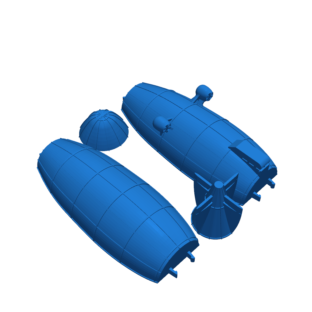 Модульная модель дирижабля