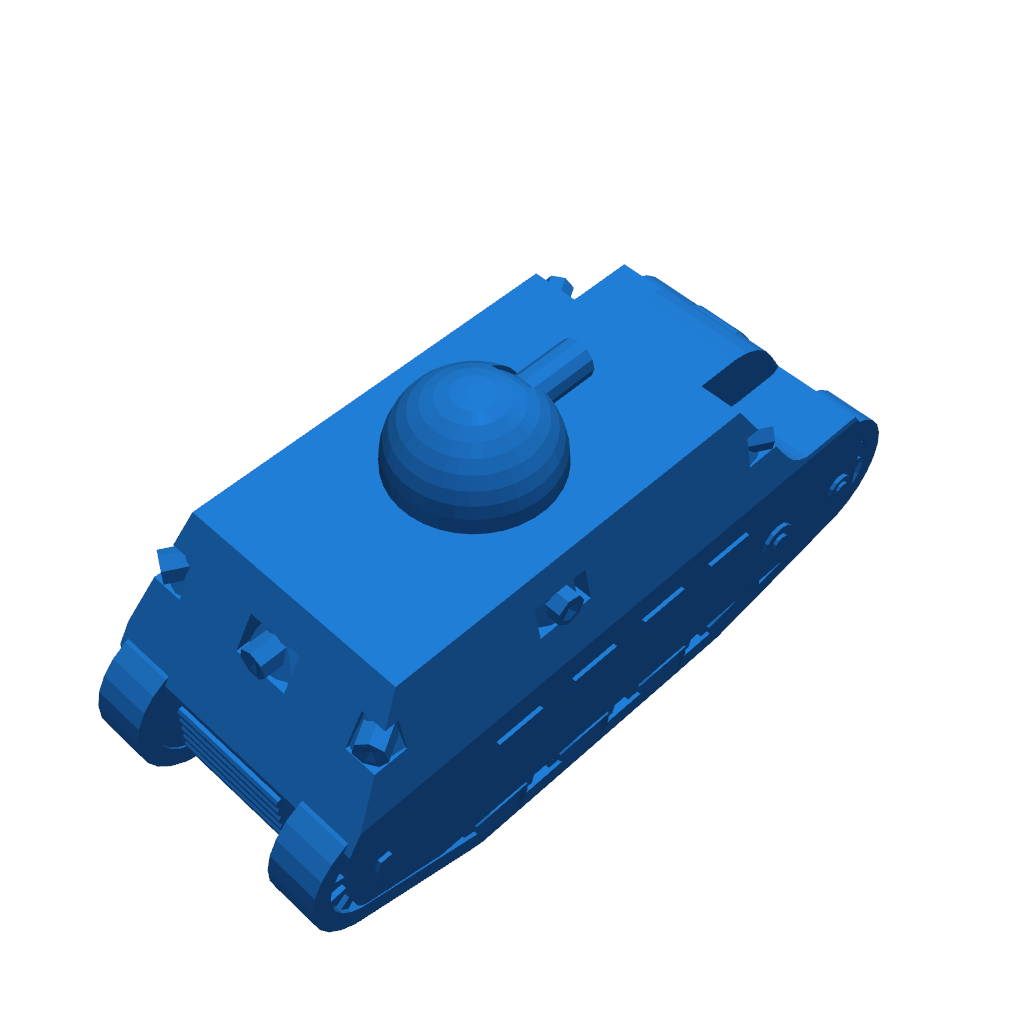 4 см модель тяжёлого танка Fiat 2000