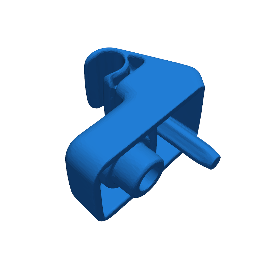 Поддержка замка солнцезащитного козырька с водительской стороны