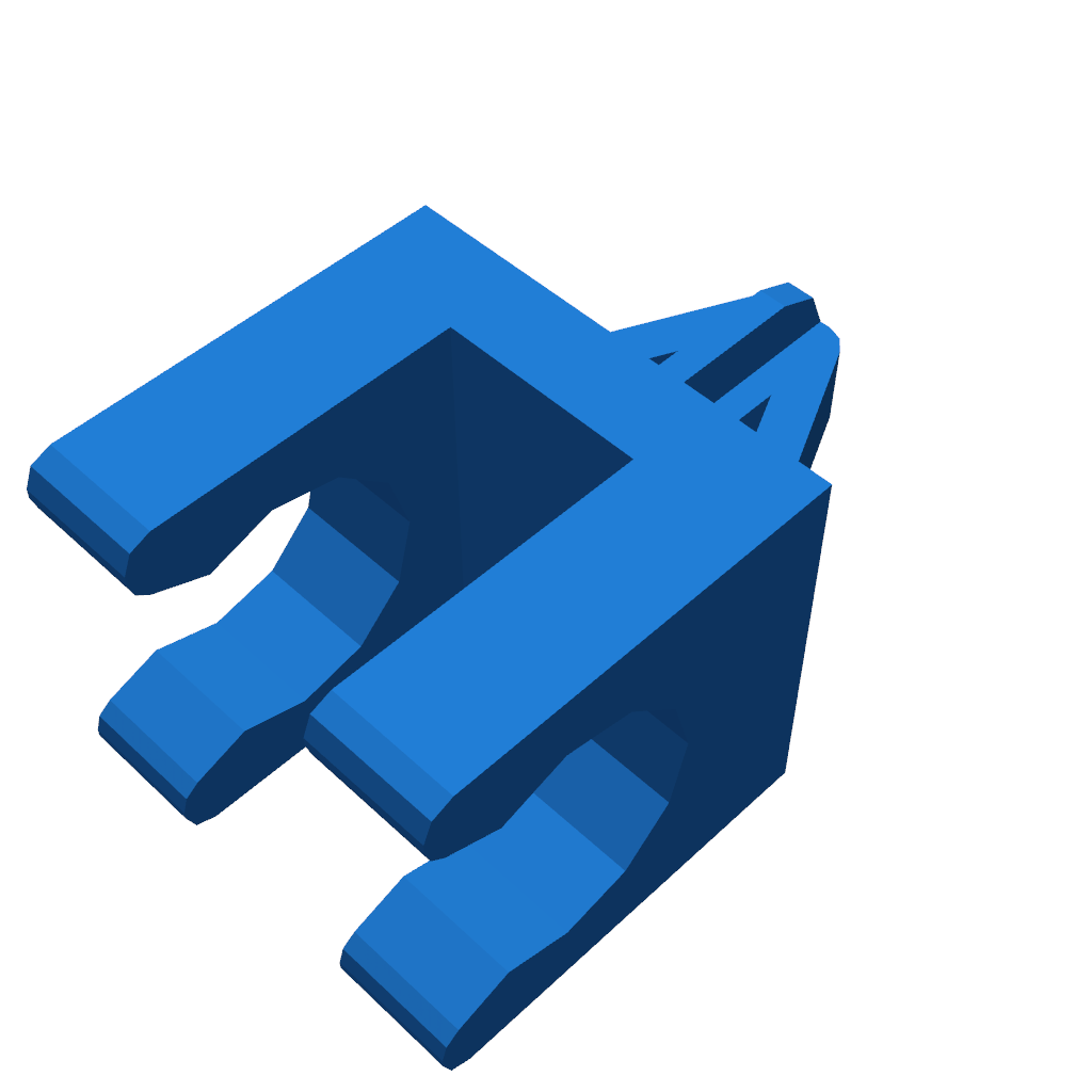 Клипса для 3D-модели