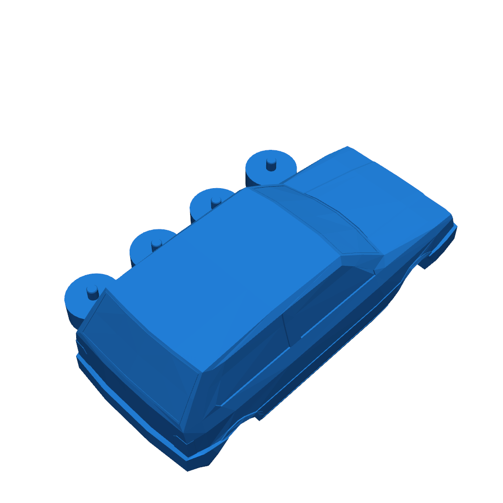 Fiat Uno Лоу Поли 1/43