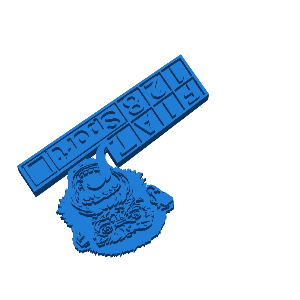 Логотип Fiat 128 Sport Mas Monkey