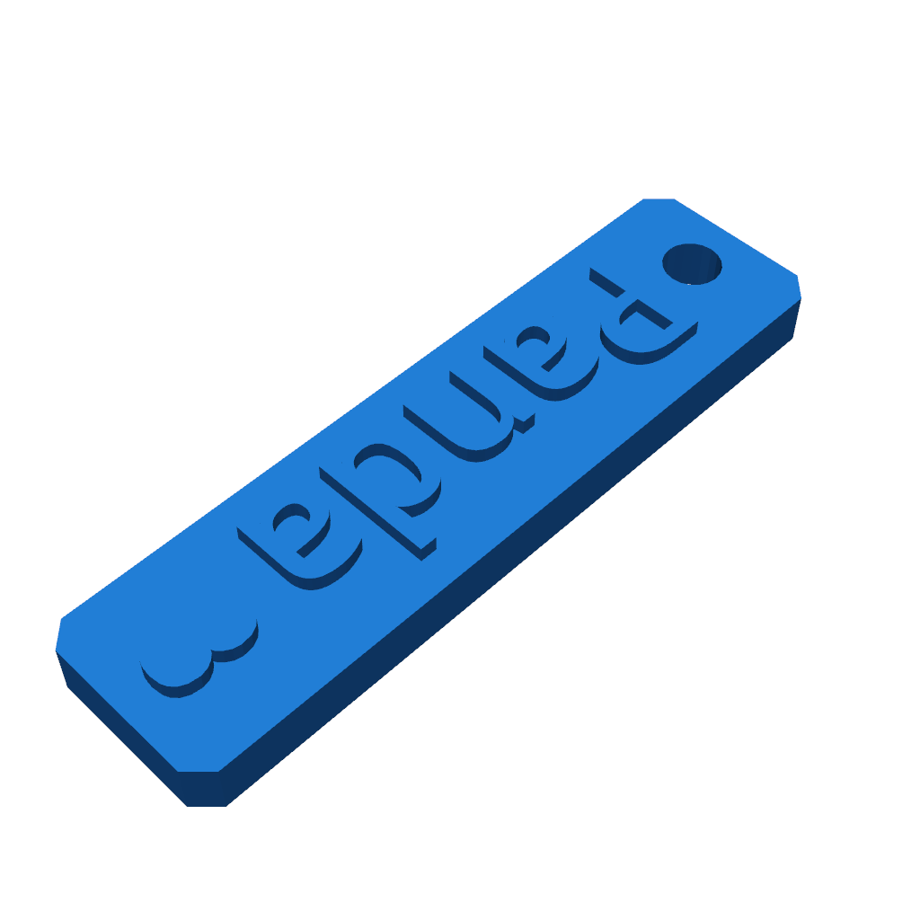 Брелок - Fiat Panda