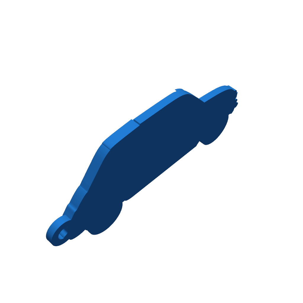 Старый ключ-брелок Fiat 500