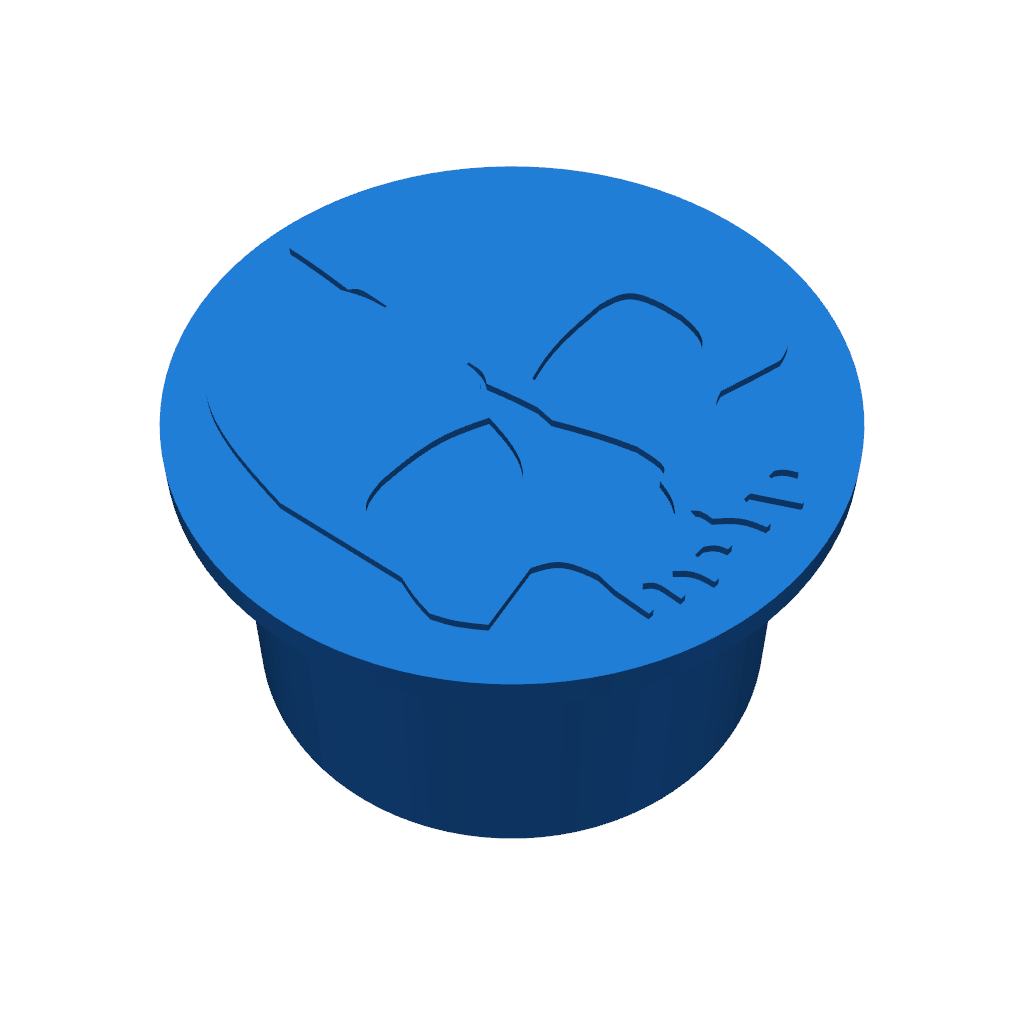 Модель колпачка для колес