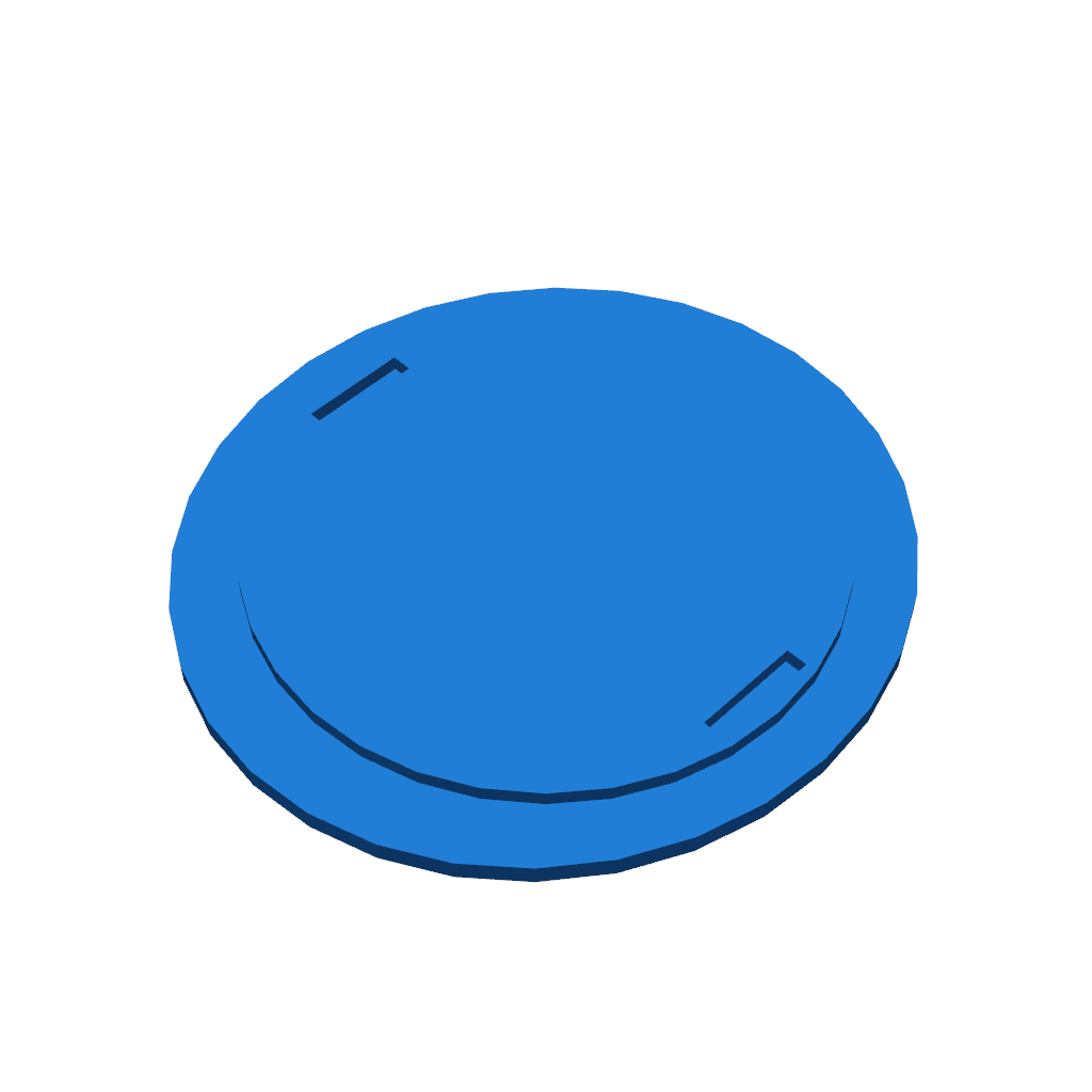 Заглушка для переднего буксировочного крюка Fiat Doblo