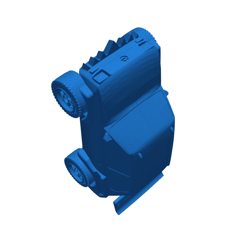 3D модель внедорожника Fiat 126