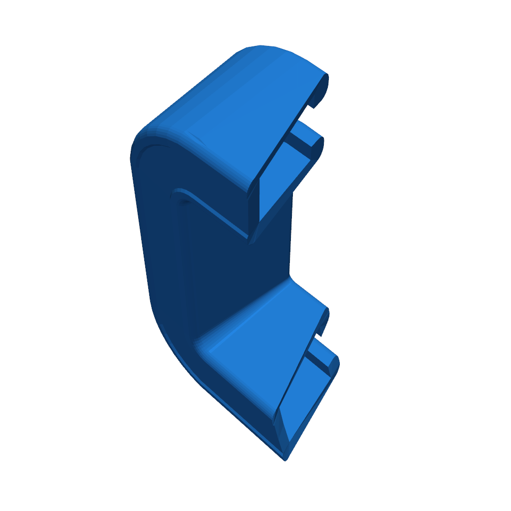 3D-модель для печати концов бампера Fiat X1/9 (1975-1978)