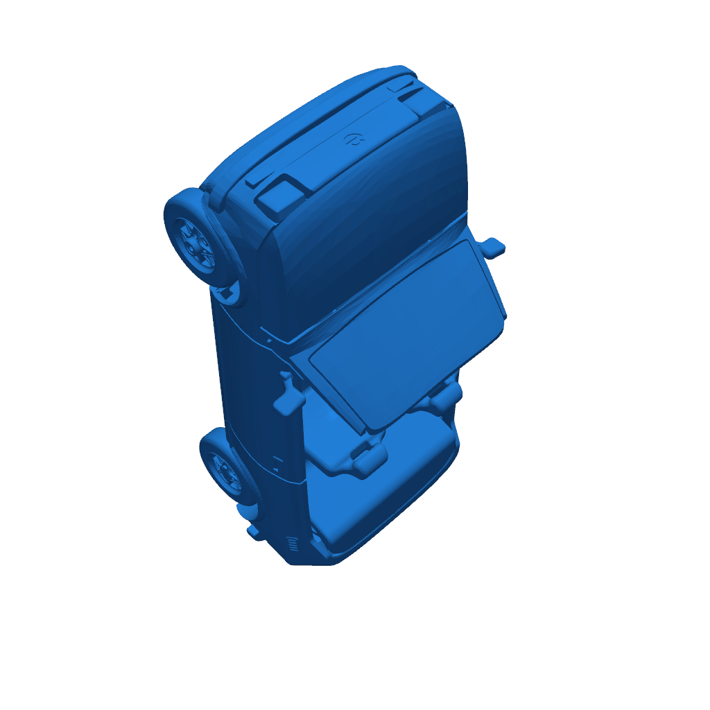 3D модель легендарного Fiat 126r