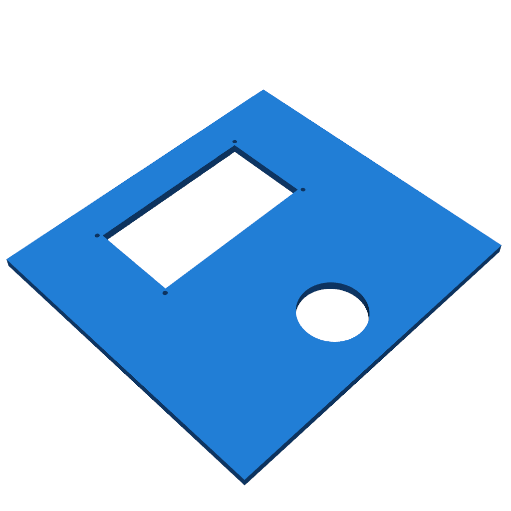 Держатель микрофона с приклеенным CB-динамиком