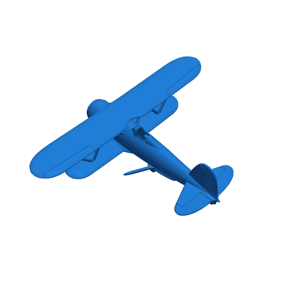 Модель биплана Fiat CR42