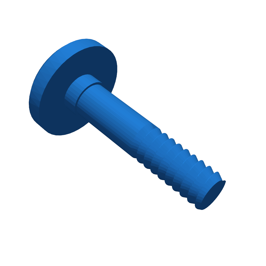 Модель с замененными винтами