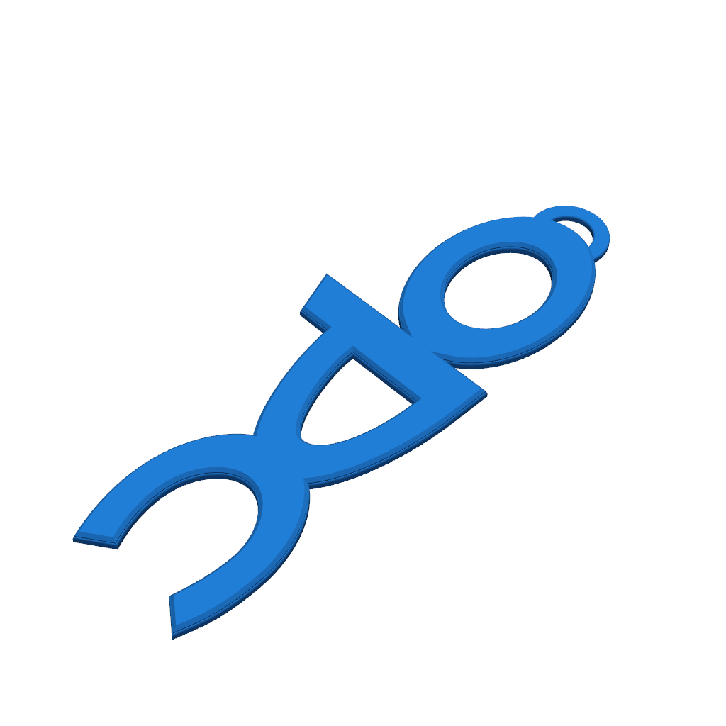 Модель брелка