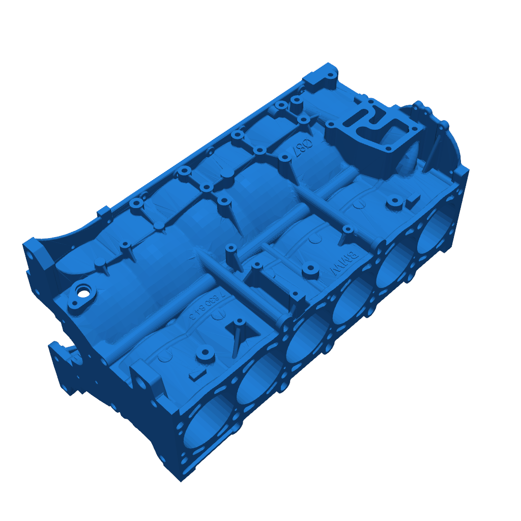 3D Модель Двигателя BMW S54B32