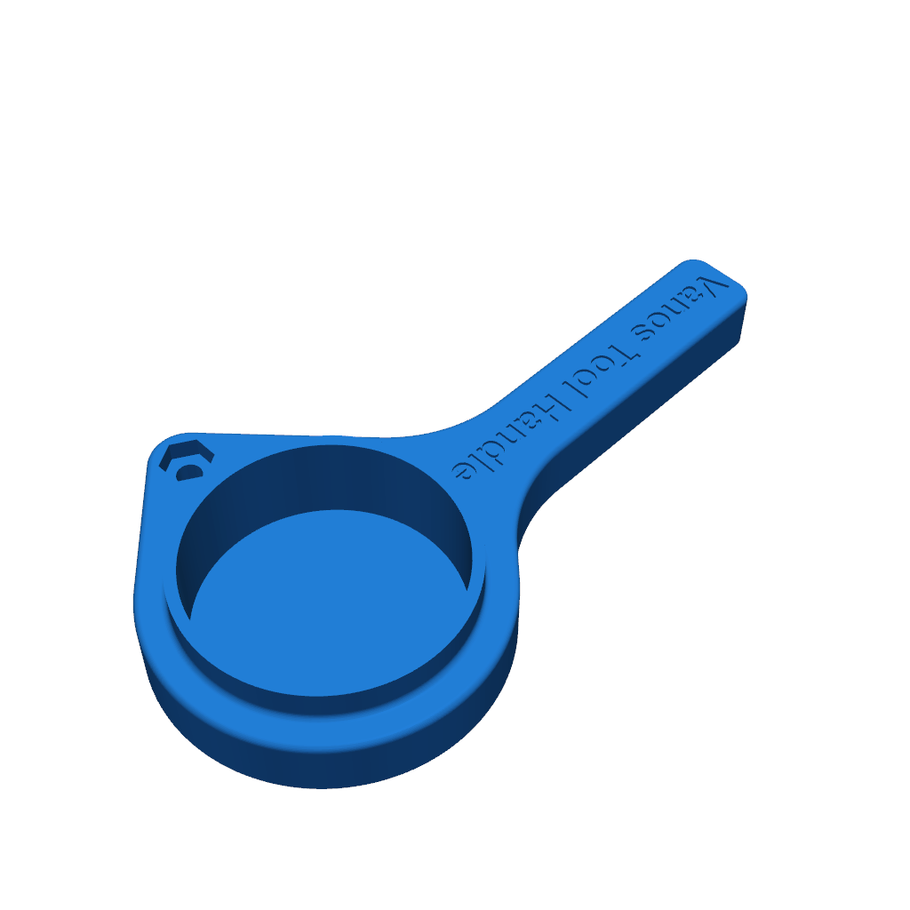 3D-модель ручки с гайкой