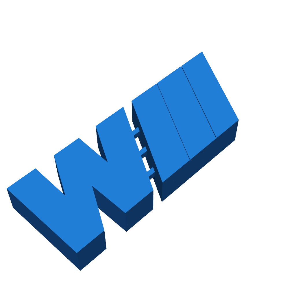 3D Модель Логотипа BMW M