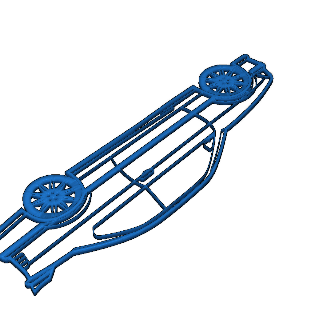 Настенная подставка BMW E36 M3 2D Силуэт