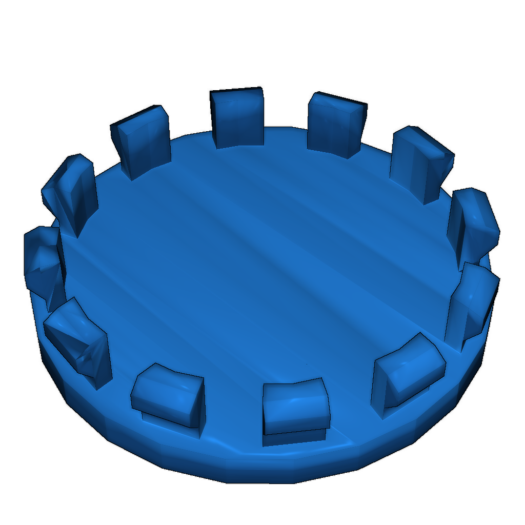 Центральные колпаки для Ford Escort с логотипом Hyundai