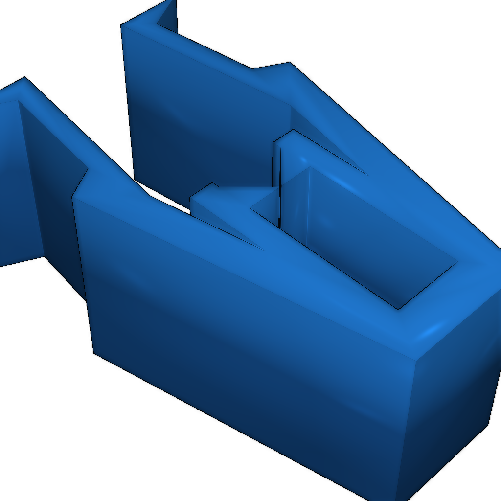 Часть крепления центральной консоли