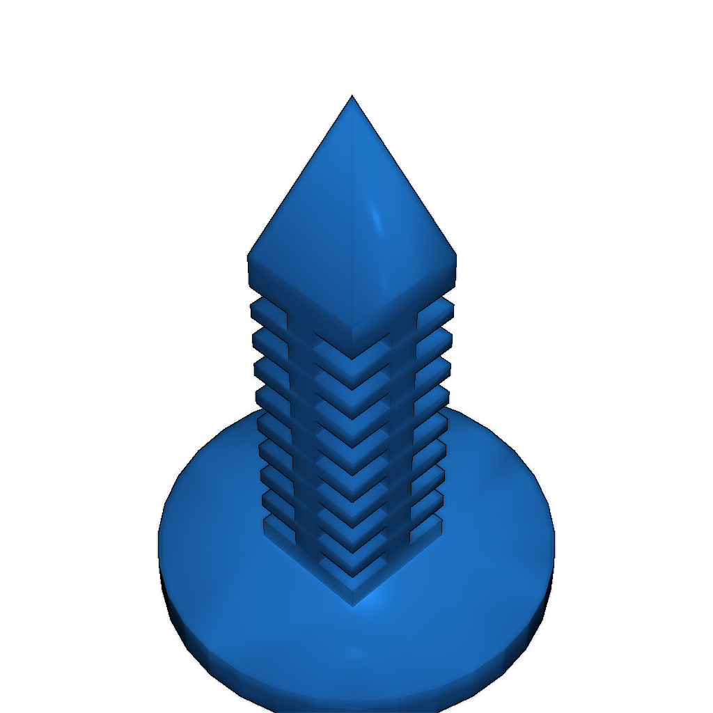 Пластиковая штифт для крепления