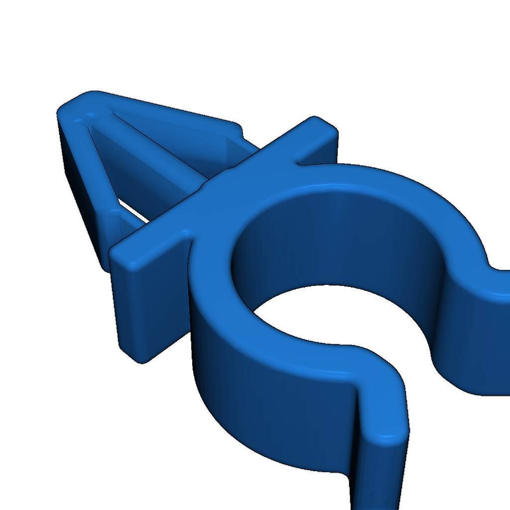 Зажим для заднего отделения (крышка багажника)