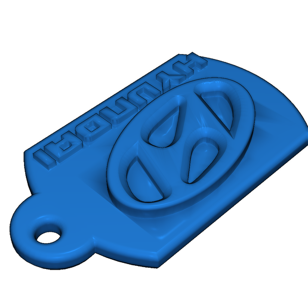 Брелок Hyundai, масштабируемый по размеру