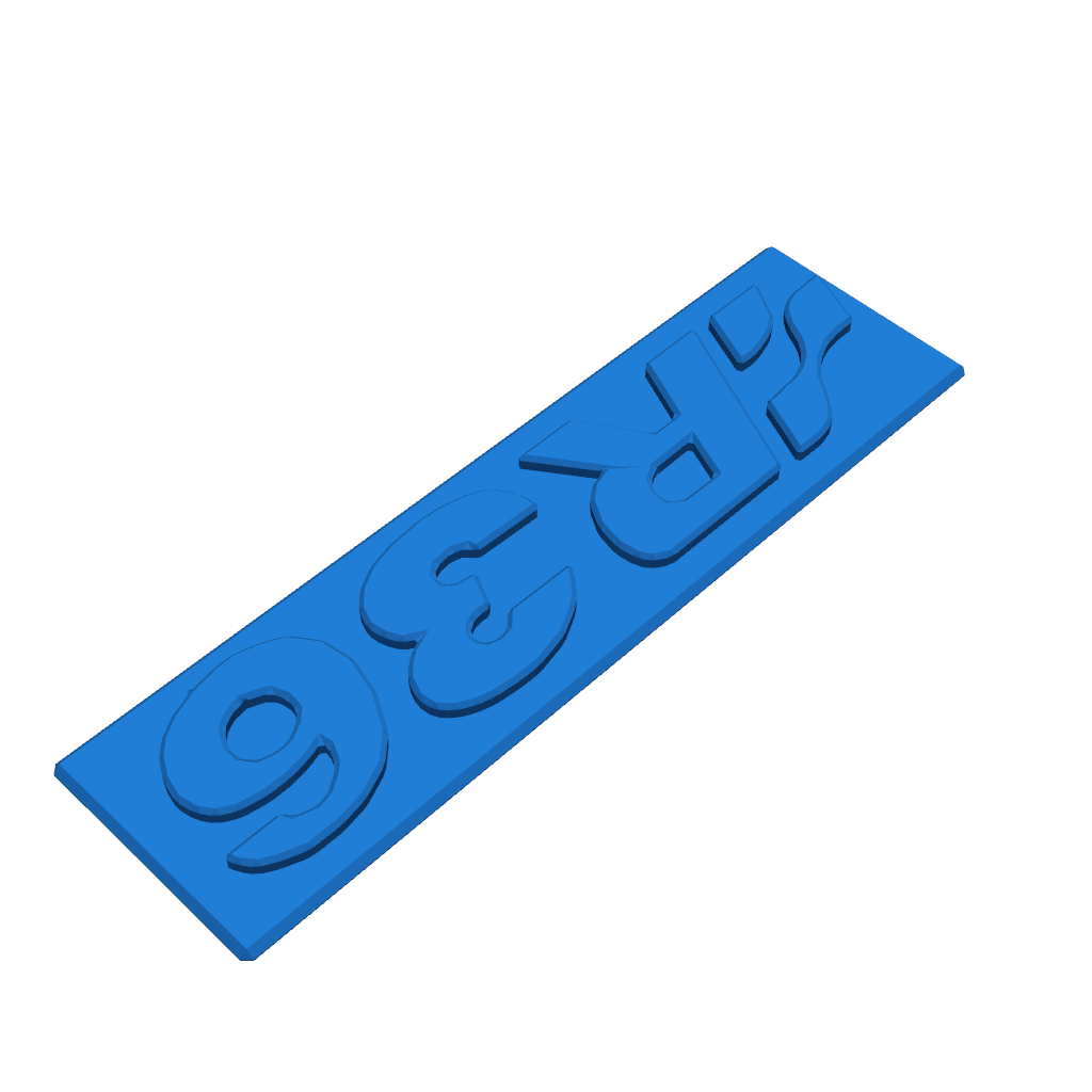 Логотип двигателя Volkswagen R36