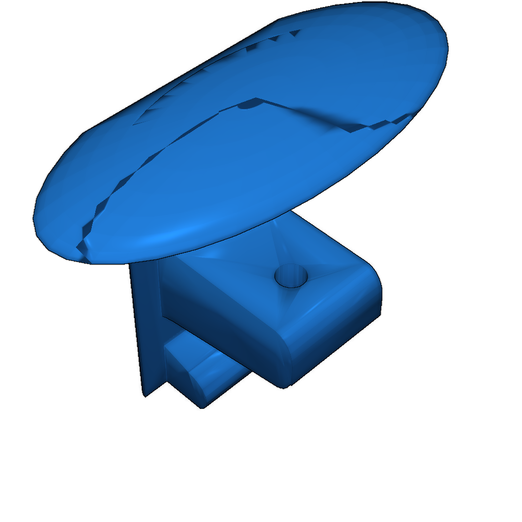 Клипса для мусорного пакета в Hyundai Santa Fe