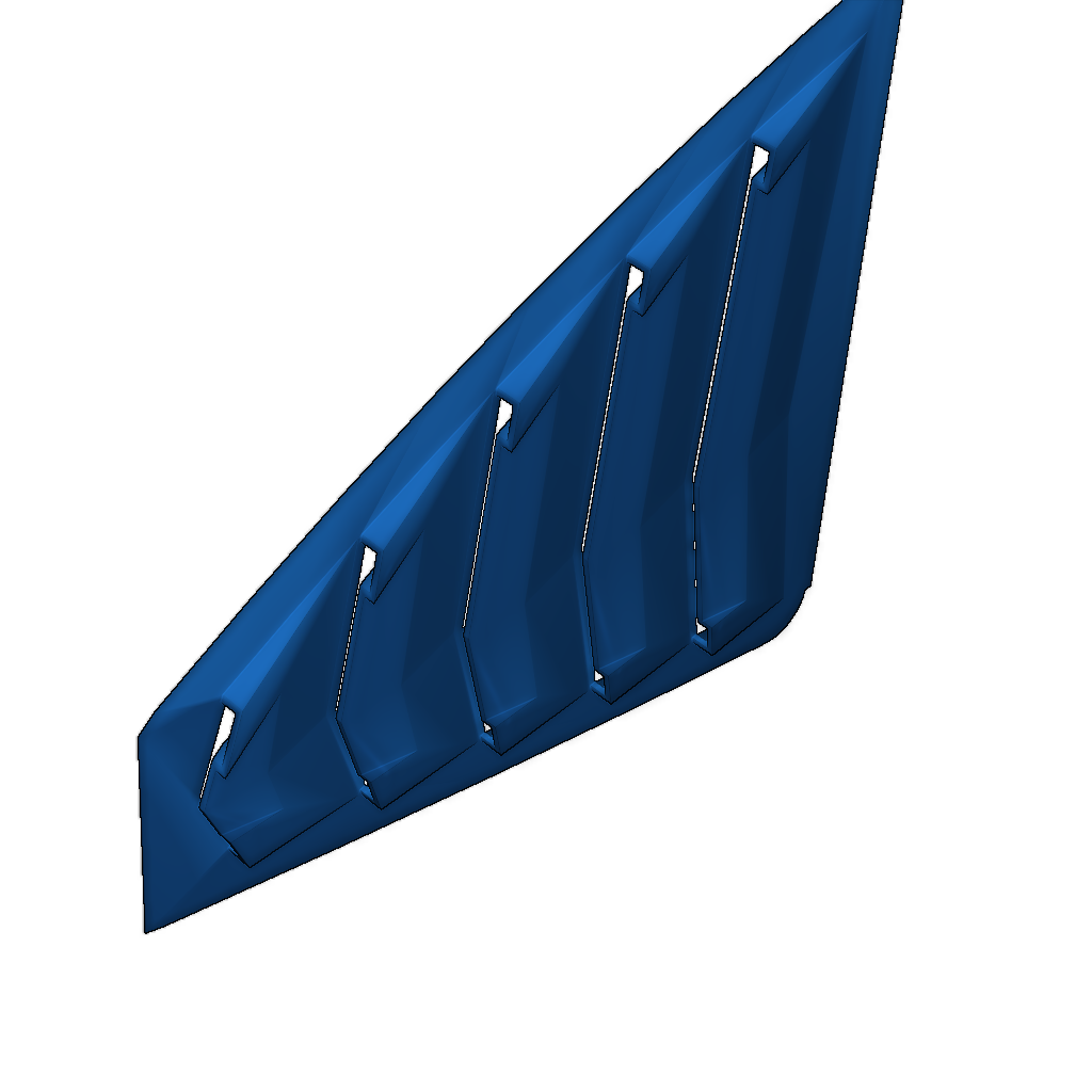 3D Модель Вентиляционного Края для Автомобиля