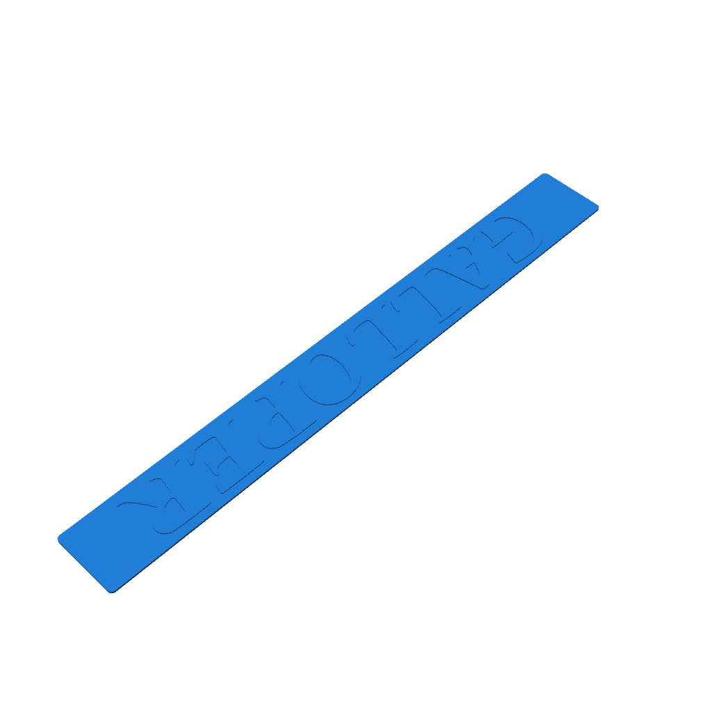 Металлический логотип