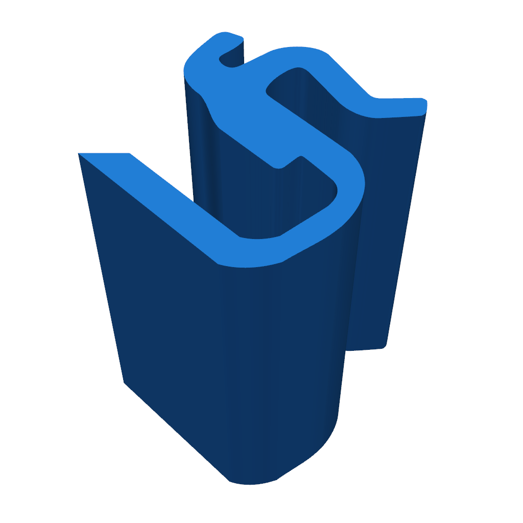 Зажим для фиксации отделки дверей на Hyundai Excel 1994 года