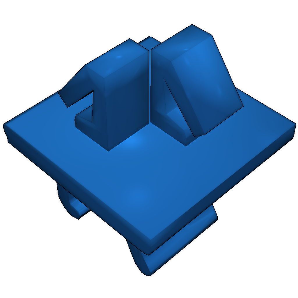 Зажим для штанги капота Hyundai Coupe/Tiburon 1997