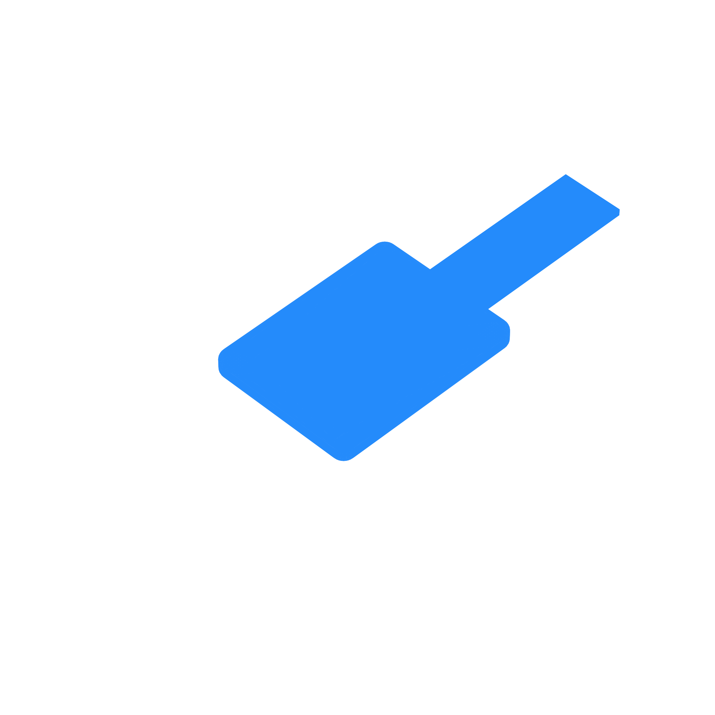 3D модель ключа автомобиля