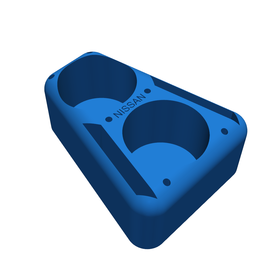 Модель для задних подстаканников Nissan Leaf