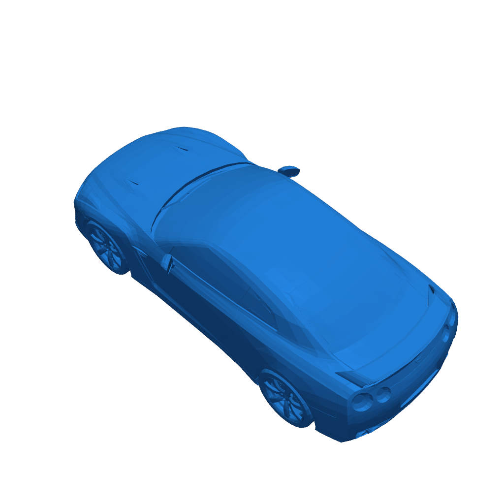 3D Модель Nissan GT-R