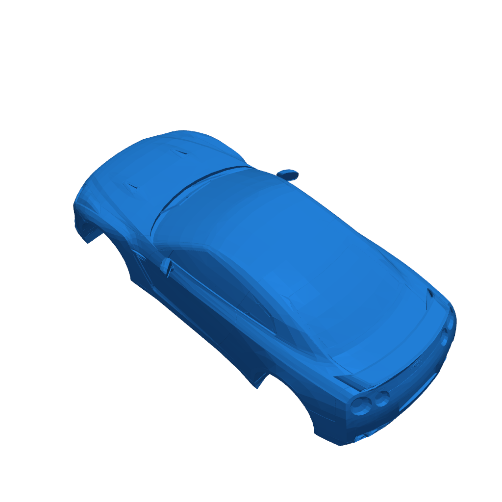 3D Модель Nissan GT-R