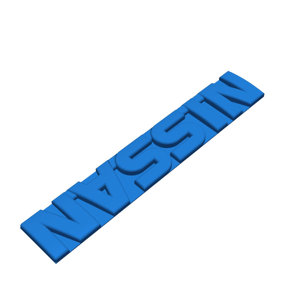 Логотип Nissan Skyline R32 на крышке багажника