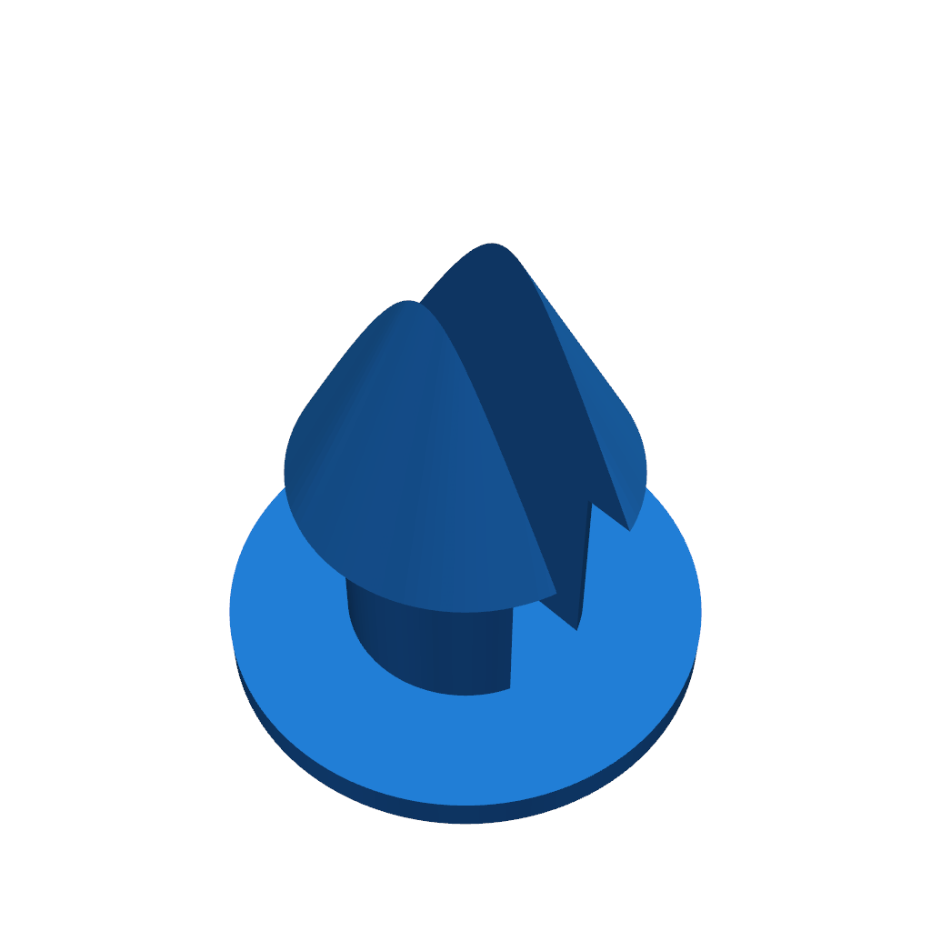 3D-модель для крепежа клапана бензобака