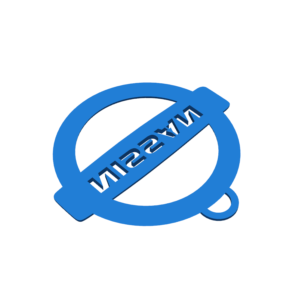 Брелок, вдохновленный логотипом Nissan