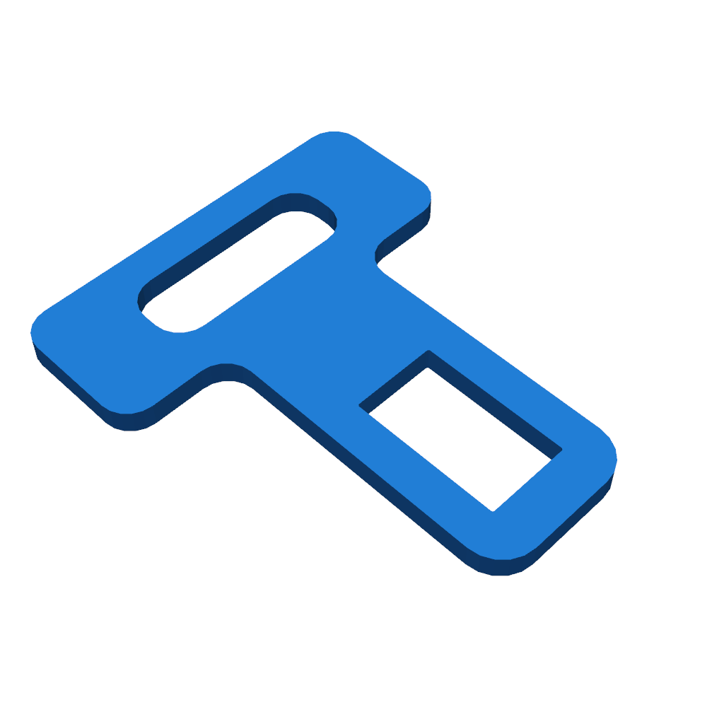 Простая застежка ремня безопасности для Volkswagen Polo 9N